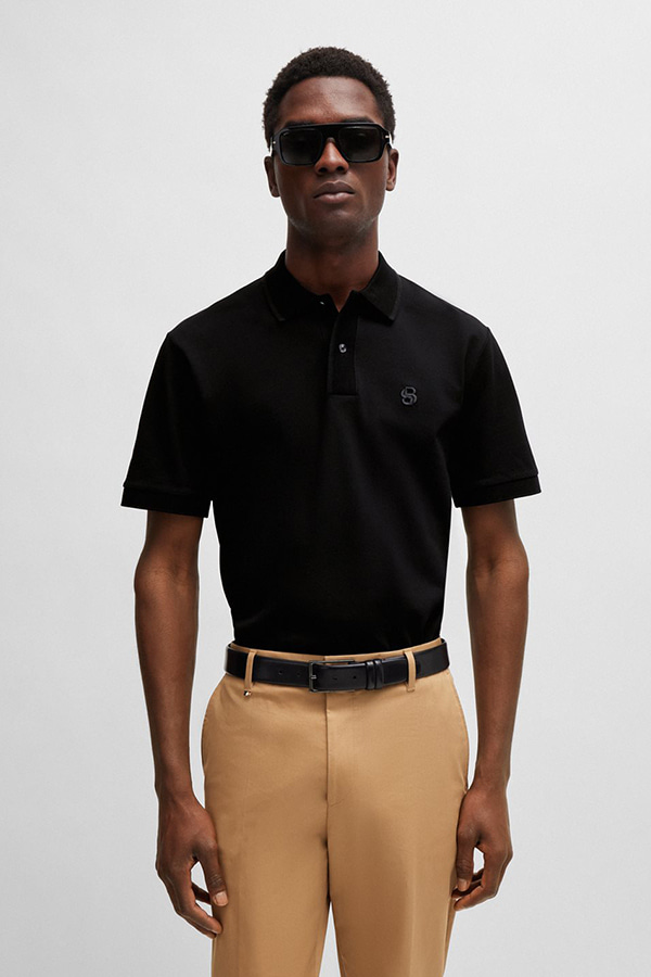 ΜΠΛΟΥΖΑ ΠΟΛΟ BOSS - 001 ΜΑΥΡΟ